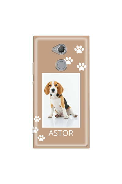 SONY - Sony XA2 Ultra - Soft Clear Case - Puppy