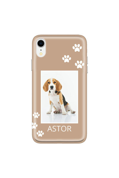 APPLE - iPhone XR - Soft Clear Case - Puppy