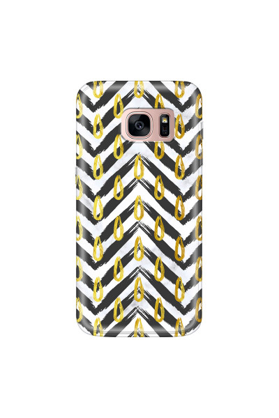 SAMSUNG - Galaxy S7 - Soft Clear Case - Exotic Waves