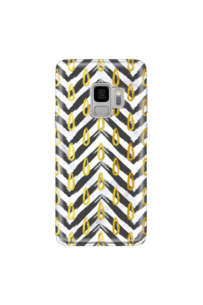 SAMSUNG - Galaxy S9 - Soft Clear Case - Exotic Waves