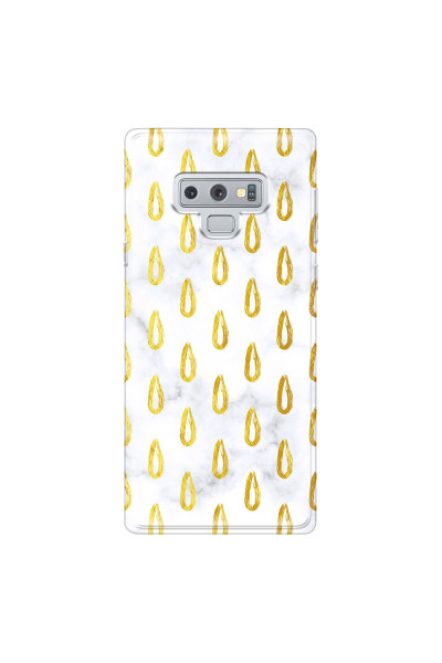 SAMSUNG - Galaxy Note 9 - Soft Clear Case - Marble Drops