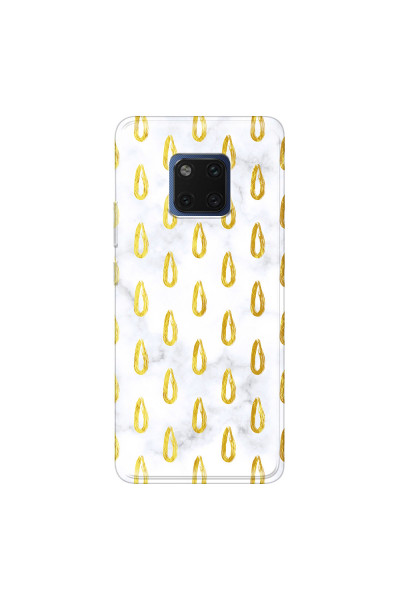 HUAWEI - Mate 20 Pro - Soft Clear Case - Marble Drops