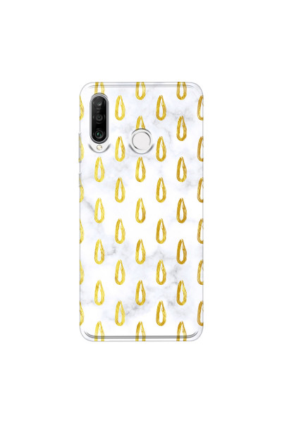 HUAWEI - P30 Lite - Soft Clear Case - Marble Drops
