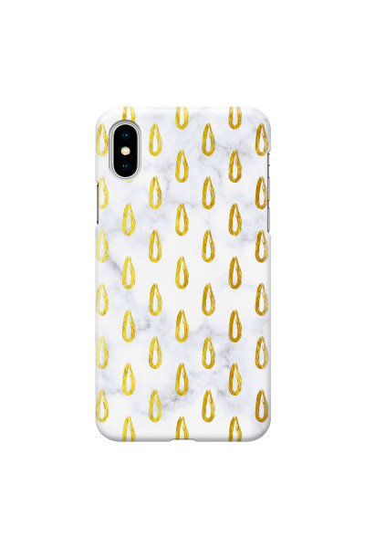 APPLE - iPhone X - 3D Snap Case - Marble Drops