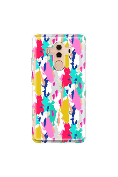 HUAWEI - Mate 10 Pro - Soft Clear Case - Paint Strokes