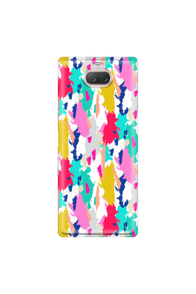 SONY - Sony 10 Plus - Soft Clear Case - Paint Strokes