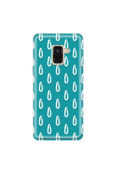 SAMSUNG - Galaxy A8 - Soft Clear Case - Pixel Drops