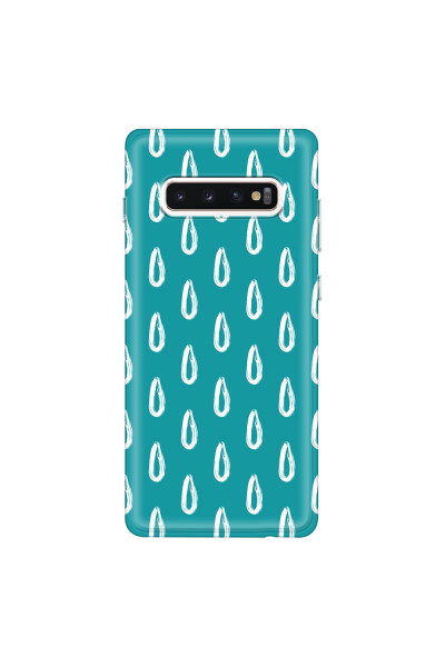 SAMSUNG - Galaxy S10 Plus - Soft Clear Case - Pixel Drops