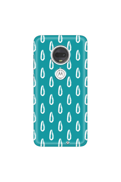 MOTOROLA by LENOVO - Moto G7 - Soft Clear Case - Pixel Drops