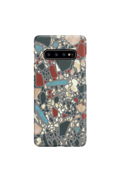 SAMSUNG - Galaxy S10 - 3D Snap Case - Terrazzo Design X