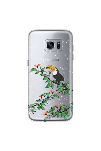 SAMSUNG - Galaxy S7 Edge - Soft Clear Case - Me, The Stars And Toucan
