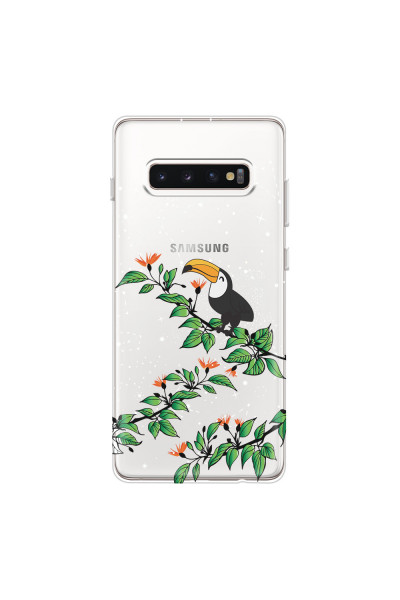 SAMSUNG - Galaxy S10 Plus - Soft Clear Case - Me, The Stars And Toucan