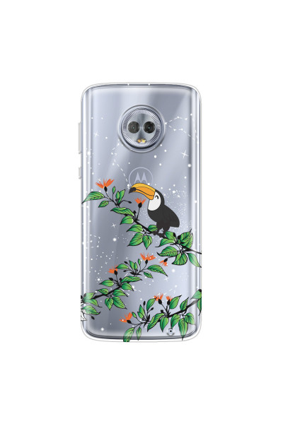 MOTOROLA by LENOVO - Moto G6 Plus - Soft Clear Case - Me, The Stars And Toucan