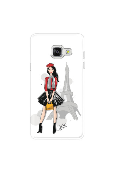 SAMSUNG - Galaxy A5 2017 - Soft Clear Case - Paris With Love