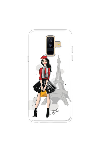 SAMSUNG - Galaxy A6 Plus - Soft Clear Case - Paris With Love