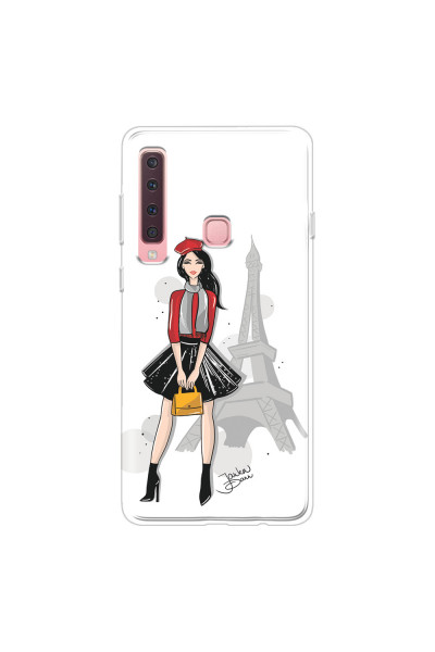 SAMSUNG - Galaxy A9 2018 - Soft Clear Case - Paris With Love