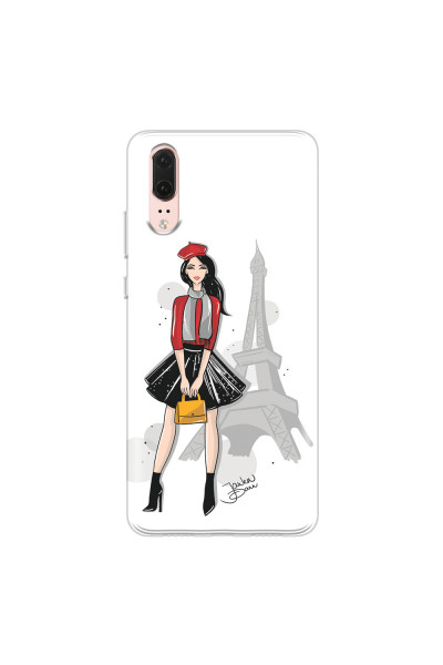 HUAWEI - P20 - Soft Clear Case - Paris With Love