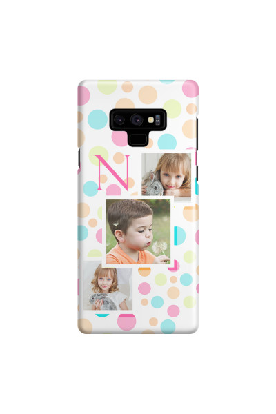 SAMSUNG - Galaxy Note 9 - 3D Snap Case - Cute Dots Initial