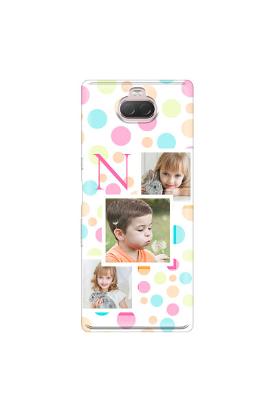 SONY - Sony 10 - Soft Clear Case - Cute Dots Initial