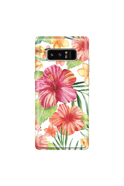 SAMSUNG - Galaxy Note 8 - Soft Clear Case - Tropical Vibes