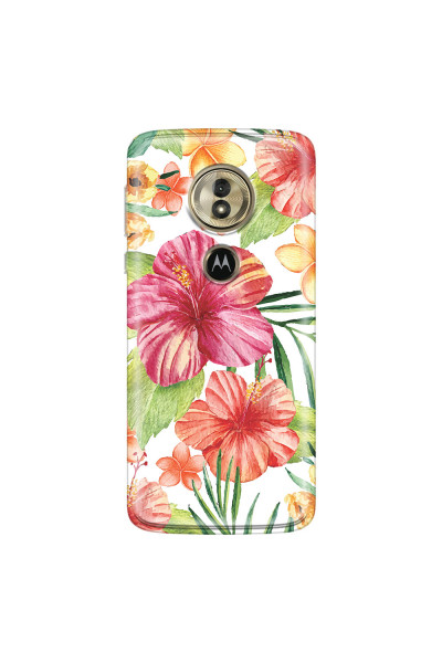 MOTOROLA by LENOVO - Moto G6 Play - Soft Clear Case - Tropical Vibes