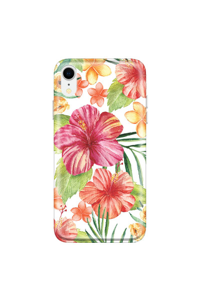APPLE - iPhone XR - Soft Clear Case - Tropical Vibes