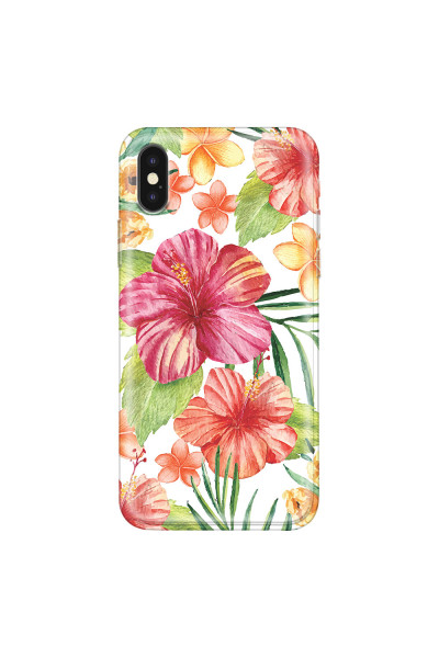 APPLE - iPhone XS Max - Soft Clear Case - Tropical Vibes