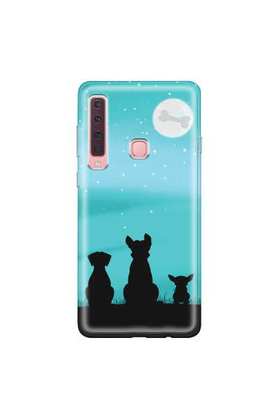 SAMSUNG - Galaxy A9 2018 - Soft Clear Case - Dog's Desire Blue Sky