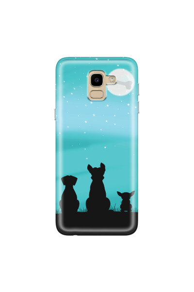 SAMSUNG - Galaxy J6 - Soft Clear Case - Dog's Desire Blue Sky