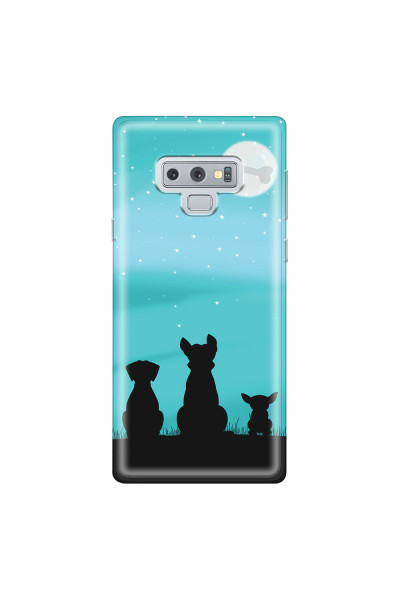 SAMSUNG - Galaxy Note 9 - Soft Clear Case - Dog's Desire Blue Sky