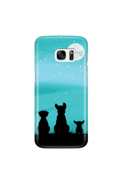 SAMSUNG - Galaxy S7 Edge - 3D Snap Case - Dog's Desire Blue Sky