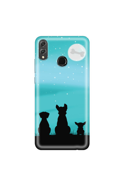 HONOR - Honor 8X - Soft Clear Case - Dog's Desire Blue Sky