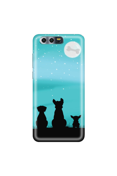 HONOR - Honor 9 - Soft Clear Case - Dog's Desire Blue Sky