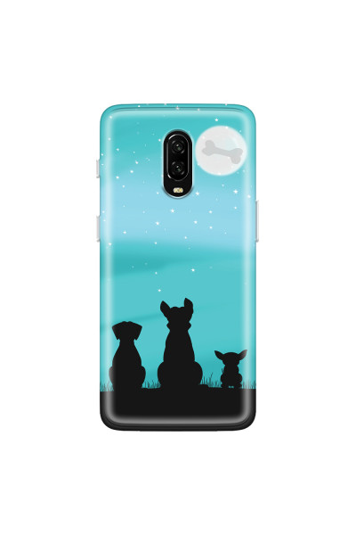 ONEPLUS - OnePlus 6T - Soft Clear Case - Dog's Desire Blue Sky