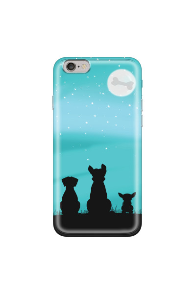 APPLE - iPhone 6S - Soft Clear Case - Dog's Desire Blue Sky