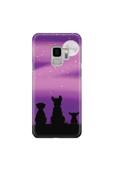 SAMSUNG - Galaxy S9 - 3D Snap Case - Dog's Desire Violet Sky