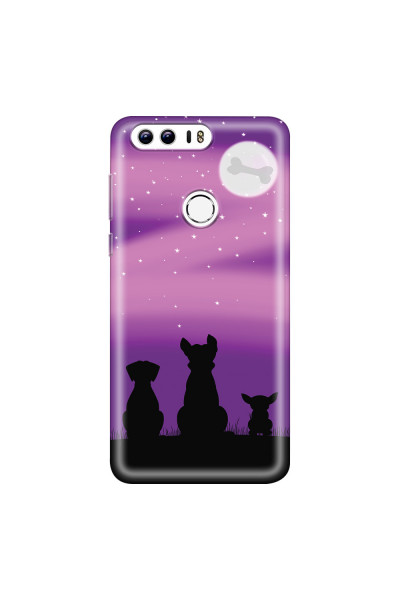 HONOR - Honor 8 - Soft Clear Case - Dog's Desire Violet Sky