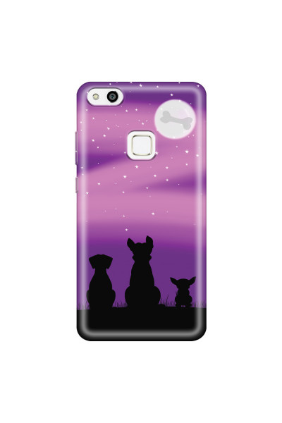 HUAWEI - P10 Lite - Soft Clear Case - Dog's Desire Violet Sky
