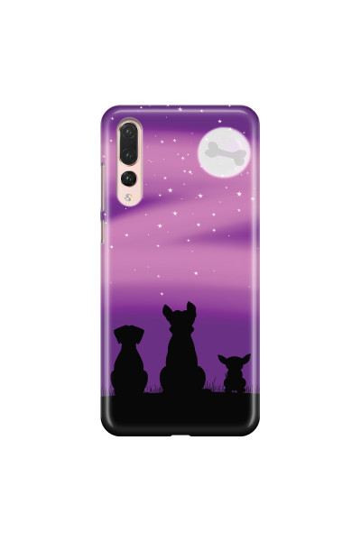 HUAWEI - P20 Pro - 3D Snap Case - Dog's Desire Violet Sky