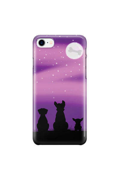 APPLE - iPhone 7 - 3D Snap Case - Dog's Desire Violet Sky