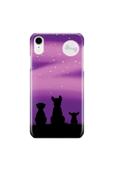 APPLE - iPhone XR - 3D Snap Case - Dog's Desire Violet Sky