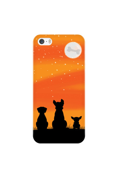 APPLE - iPhone 5S - 3D Snap Case - Dog's Desire Orange Sky
