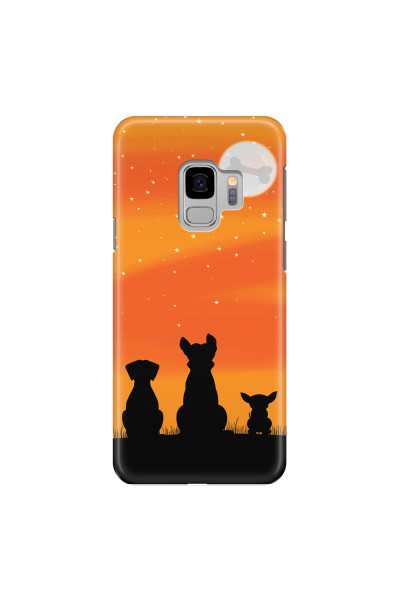 SAMSUNG - Galaxy S9 - 3D Snap Case - Dog's Desire Orange Sky