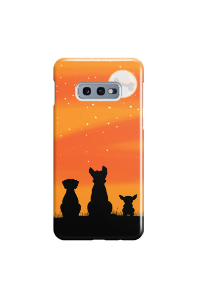 SAMSUNG - Galaxy S10e - 3D Snap Case - Dog's Desire Orange Sky