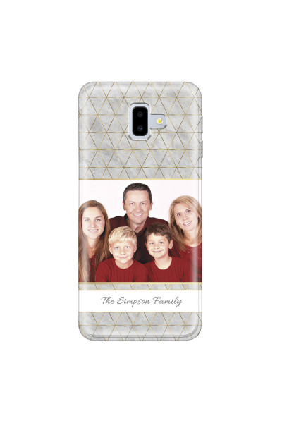 SAMSUNG - Galaxy J6 Plus - Soft Clear Case - Happy Family