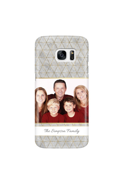 SAMSUNG - Galaxy S7 Edge - 3D Snap Case - Happy Family