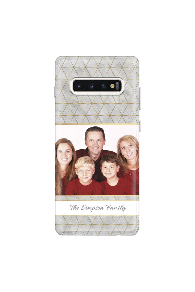 SAMSUNG - Galaxy S10 Plus - Soft Clear Case - Happy Family