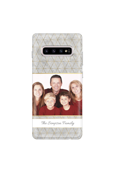 SAMSUNG - Galaxy S10 - Soft Clear Case - Happy Family