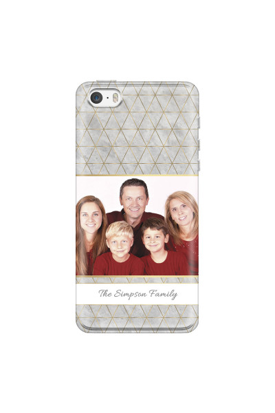 APPLE - iPhone 5S - Soft Clear Case - Happy Family