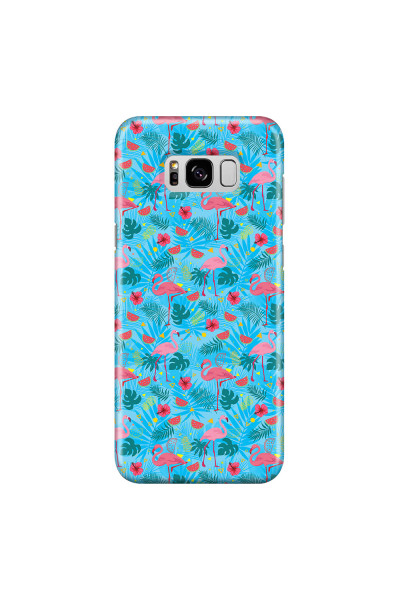 SAMSUNG - Galaxy S8 - 3D Snap Case - Tropical Flamingo IV